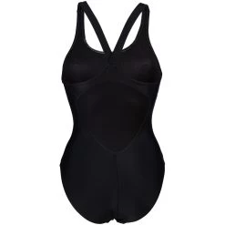Arena Feel Overlap V Back Bra Swimsuit Women - Black/Black -Arena Shop arena feel womens overlap v back bra swimsuit black black 4 1387429