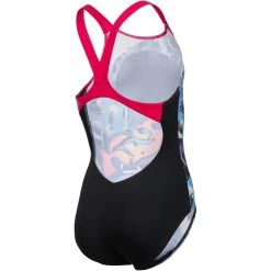 Arena Placement V Back Swimsuit Girls - Black-Freak Rose 12 Arena Placement V Back Swimsuit Girls - Black-Freak Rose -Arena Shop arena girls swimsuit v back placement black freak rose 2 1250680