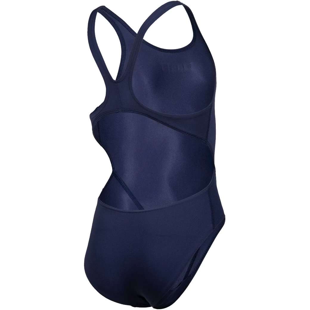 Arena Team Solid Swim Tech Swimsuit Girls - Navy-White 4 Arena Team Solid Swim Tech Swimsuit Girls - Navy-White - Image 2