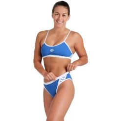 Arena Icons Cross Back Solid Bikini Women - Royal-White -Arena Shop arena icons cross back solid women bikini royal white 7 1252074