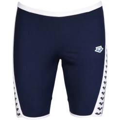 Arena Icons Solid Jammer Men - Navy-White -Arena Shop arena icons solid swim jammer navy white 3 1121742