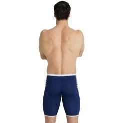 Arena Icons Solid Jammer Men - Navy-White -Arena Shop arena icons solid swim jammer navy white 6 1121745