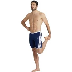 Arena Icons Solid Jammer Men - Navy-White -Arena Shop arena icons solid swim jammer navy white 7 1121746