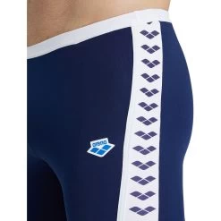 Arena Icons Solid Jammer Men - Navy-White -Arena Shop arena icons solid swim jammer navy white 8 1121747