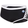 Arena Icons Solid Low-Waist Swim Shorts Men - Black-White -Arena Shop arena icons solid swim low waist short black white 1 1251067
