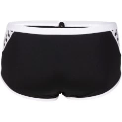 Arena Icons Solid Low-Waist Swim Shorts Men - Black-White -Arena Shop arena icons solid swim low waist short black white 4 1251072