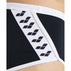 Arena Icons Solid Low-Waist Swim Shorts Men - Black-White -Arena Shop arena icons solid swim low waist short black white 9 1251078