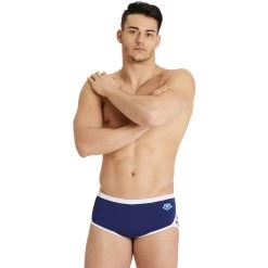 Arena Icons Solid Low-Waist Swim Shorts Men - Navy-White -Arena Shop arena icons solid swim low waist short navy white 5 1121824