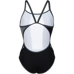 Arena Icons Panel Super Fly Back Swimsuit Women - Black-Asphalt-Ardesia -Arena Shop arena icons super fly back panel women swimsuit black asphalt ardesia 4 1252479
