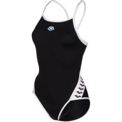 Arena Icons Super Fly Back Solid Swimsuit Women - Black-White