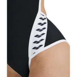 Arena Icons Super Fly Back Solid Swimsuit Women - Black-White -Arena Shop arena icons super fly back solid women swimsuit black white 9 1252136