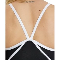 Arena Icons Super Free Back Swimsuit Women - Black-White -Arena Shop arena icons super free back solid women swimsuit black white 9 1252548