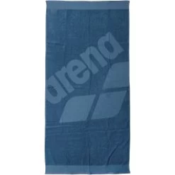 Arena Logo Beach Towel - Grey Blue