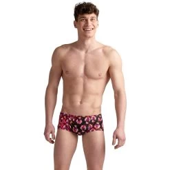 Arena Crazy Allover Low-Waist Swim Shorts Men - Black-Multi -Arena Shop arena mens crazy arena swim low waist short model allover black multi 1 1261488