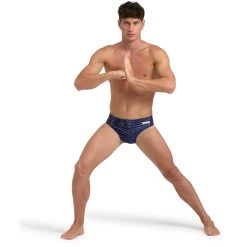 Arena Performance Kikko Pro Swim Briefs Men - Navy/Navy Multi -Arena Shop arena mens kikko pro swim briefs navy navy multi 7 1512928
