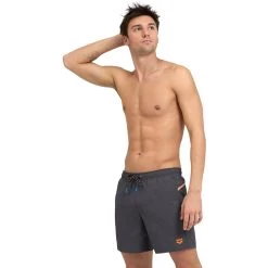 Arena Pro_File Beach Swim Boxers Men - Asphalt/Nespola -Arena Shop arena mens pro file beach boxers asphalt nespola 4 1364088