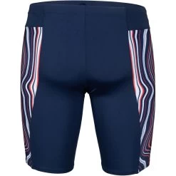 Arena Marbled Jammers Men - Navy-Red Multi -Arena Shop arena mens swim jammer marbled navy red multi 4 1251251