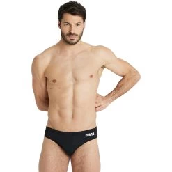 Arena Team Solid Swim Briefs Men - Black-White -Arena Shop arena mens team swim briefs solid black white 5 1251260
