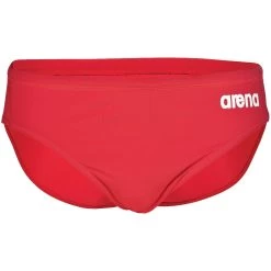 Arena Team Solid Swim Briefs Men - Red-White -Arena Shop arena mens team swim briefs solid red white 3 1251342