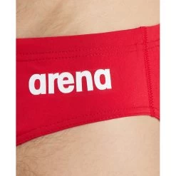 Arena Team Solid Swim Briefs Men - Red-White -Arena Shop arena mens team swim briefs solid red white 7 1251346