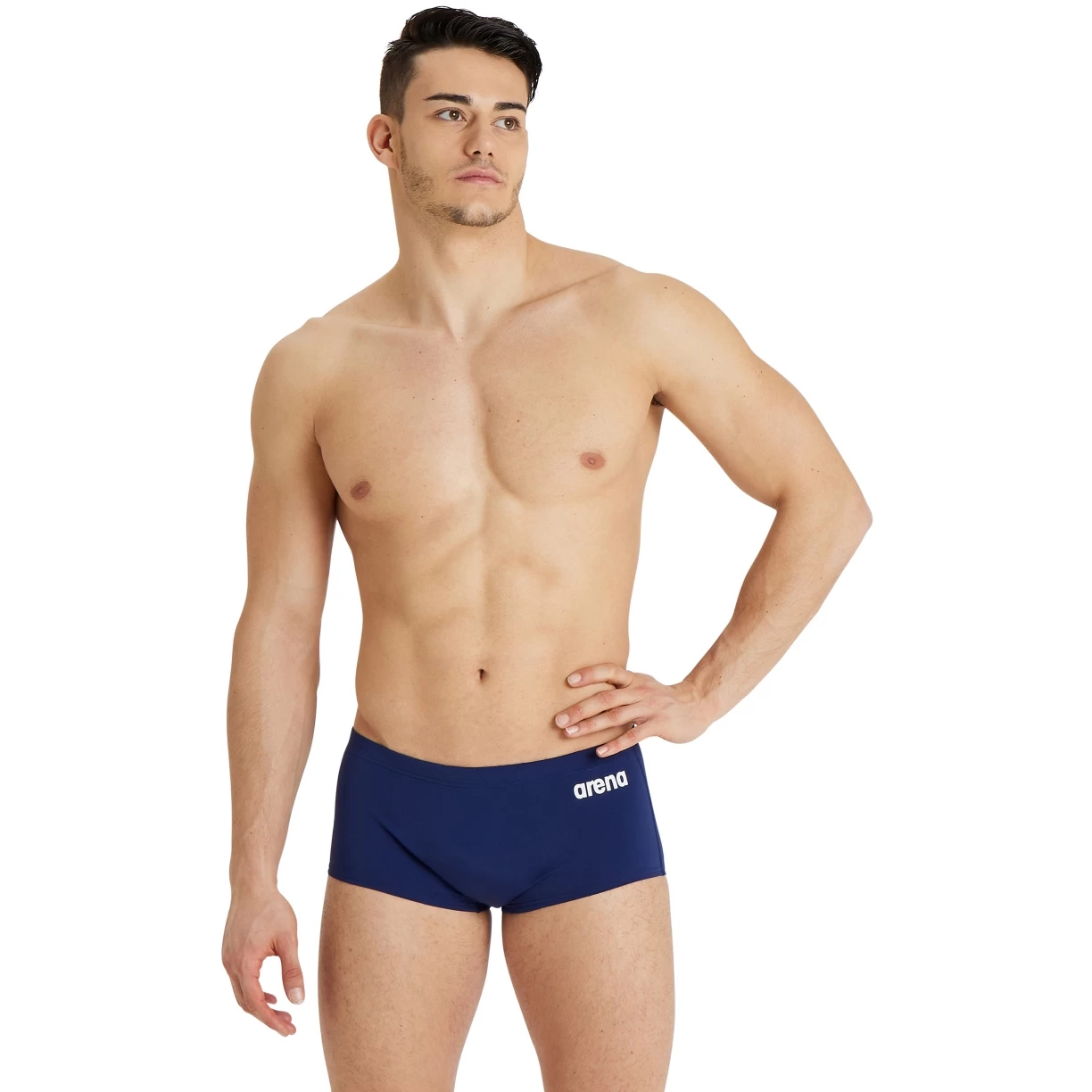 Arena Team Solid Low-Waist Swim Shorts Men - Navy/White 6 Arena Team Solid Low-Waist Swim Shorts Men - Navy/White - Image 4