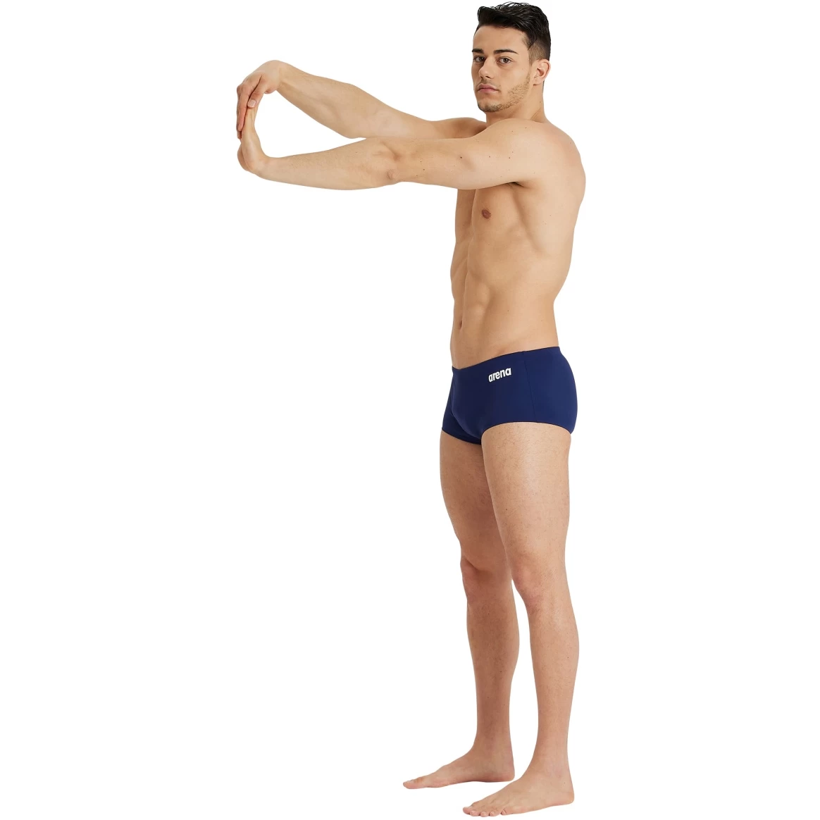Arena Team Solid Low-Waist Swim Shorts Men - Navy/White 8 Arena Team Solid Low-Waist Swim Shorts Men - Navy/White - Image 6