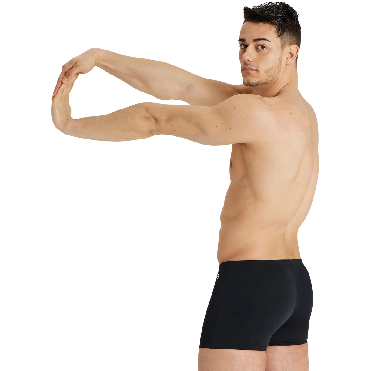 Arena Team Solid Swim Shorts Men - Black/White 7 Arena Team Solid Swim Shorts Men - Black/White - Image 5