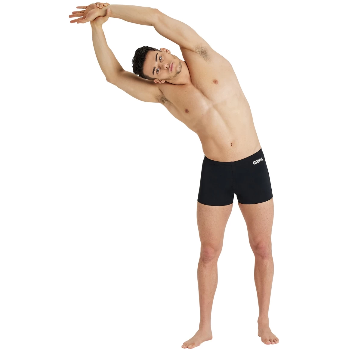 Arena Team Solid Swim Shorts Men - Black/White 8 Arena Team Solid Swim Shorts Men - Black/White - Image 6