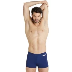 Arena Team Solid Swim Shorts Men - Navy/White -Arena Shop arena mens team swim short solid navy white 4 1251444