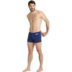 Arena Team Solid Swim Shorts Men - Navy/White -Arena Shop arena mens team swim short solid navy white 6 1251446