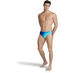 Arena Feel Waves Profile Swim Briefs Men - Navy/Royal/Turquoise/Water -Arena Shop arena mens waves profile swim briefs navy royal turquoise water 7 1512979