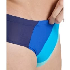 Arena Feel Waves Profile Swim Briefs Men - Navy/Royal/Turquoise/Water -Arena Shop arena mens waves profile swim briefs navy royal turquoise water 9 1512981