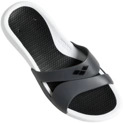 Arena Nina Slide Sandals Women - White-Dark Grey-Black