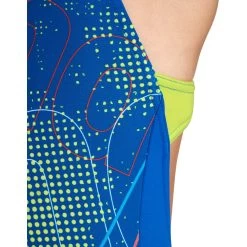 Arena Performance Galactics Swim Pro Back Swimsuit Girls - Royal/Soft Green -Arena Shop arena performance girls galactics swim pro back swimsuit royal soft green 9 1363799