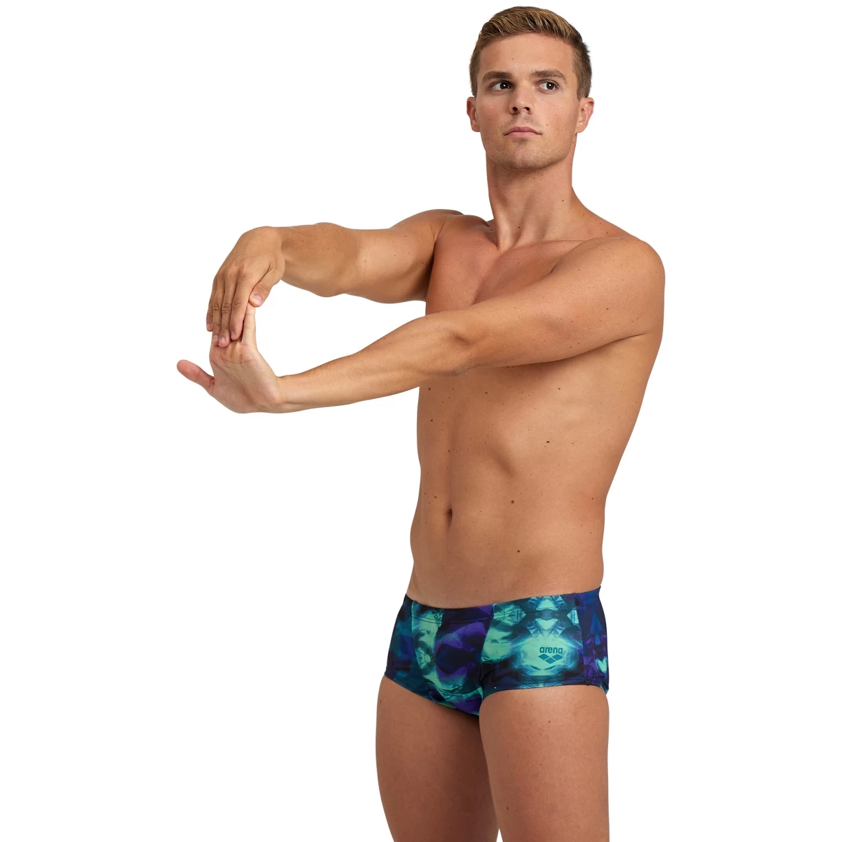 Arena Performance Hero Camo Low-Waist Swim Shorts Men - Green Lake Multi 7 Arena Performance Hero Camo Low-Waist Swim Shorts Men - Green Lake Multi - Image 5