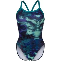 Arena Performance Hero Camo Challenge Back Swimsuit Women - Green Lake/Green Lake Multi -Arena Shop arena performance womens hero camo challenge back swimsuit green lake green lake multi 3 1364637