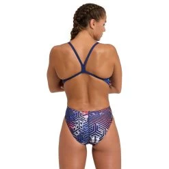 Arena Performance Kikko Pro Challenge Back Swimsuit Women - US Flag -Arena Shop arena performance womens kikko pro challenge back swimsuit us flag 6 1364891
