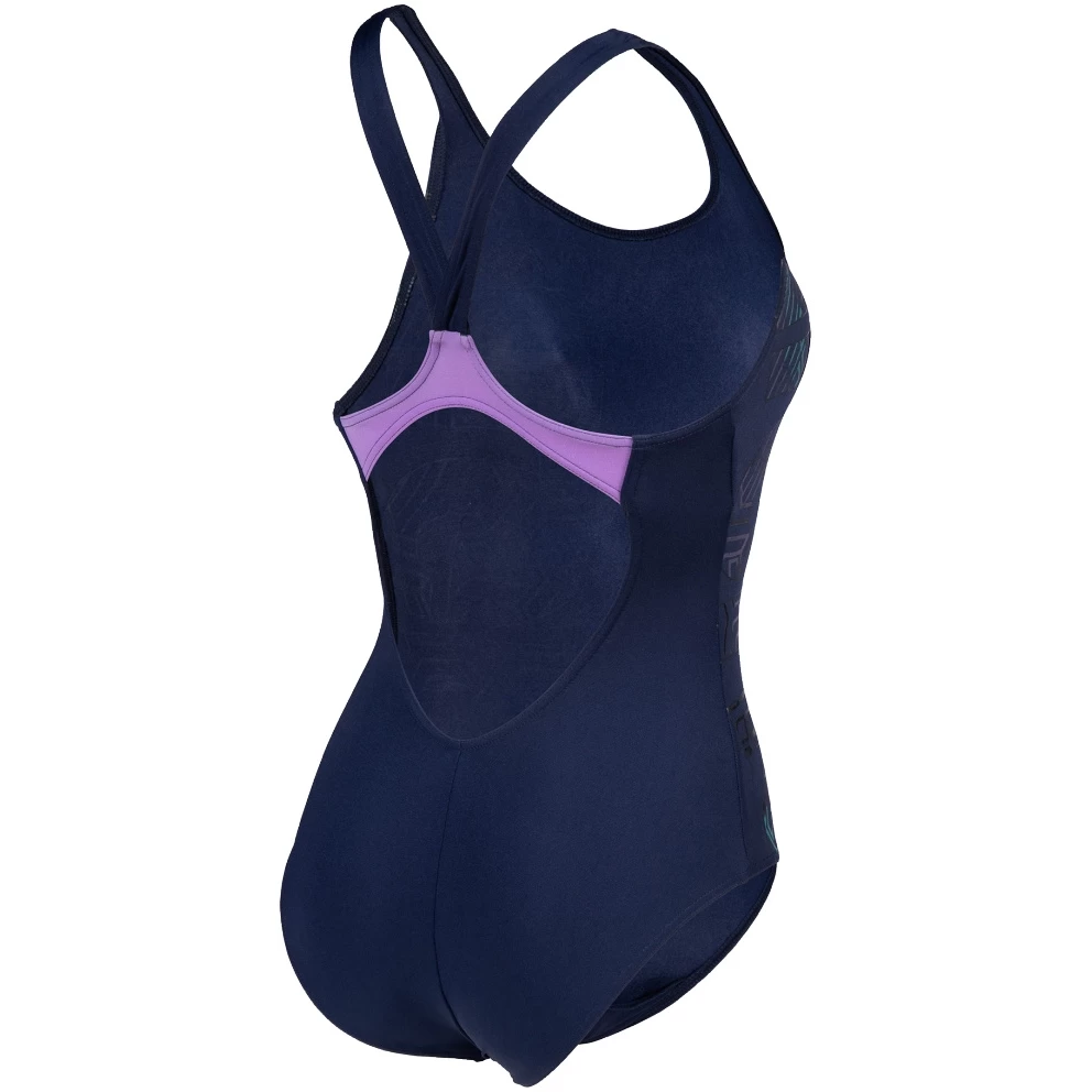 Arena Performance Kikko Pro V Back Swimsuit Women - Navy/Lavanda 4 Arena Performance Kikko Pro V Back Swimsuit Women - Navy/Lavanda - Image 2