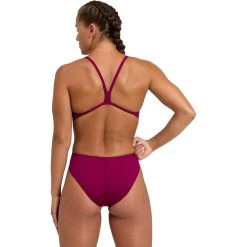 Arena Performance Solid Team Swim Tech Swimsuit Women - Red Fandango/White -Arena Shop arena performance womens solid team swim tech swimsuit red fandango white 6 1364972