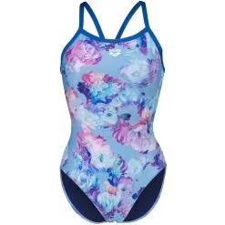 Arena Performance Spring Garden Light Drop Back Swimsuit Women - Royal/Royal Multi -Arena Shop arena performance womens spring garden light drop back swimsuit royal royal multi 3 1364933