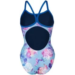 Arena Performance Spring Garden Light Drop Back Swimsuit Women - Royal/Royal Multi -Arena Shop arena performance womens spring garden light drop back swimsuit royal royal multi 4 1364934