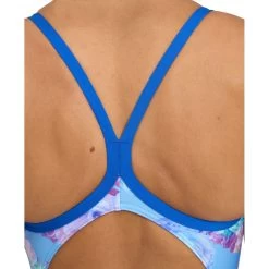Arena Performance Spring Garden Light Drop Back Swimsuit Women - Royal/Royal Multi -Arena Shop arena performance womens spring garden light drop back swimsuit royal royal multi 8 1364938