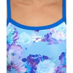 Arena Performance Spring Garden Light Drop Back Swimsuit Women - Royal/Royal Multi -Arena Shop arena performance womens spring garden light drop back swimsuit royal royal multi 9 1364939