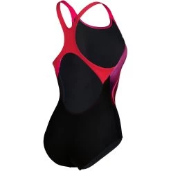 Arena Placement Swim Pro Back Swimsuit Women - Black-Freak Rose -Arena Shop arena placement swim pro back women swimsuit black freak rose 2 1252222