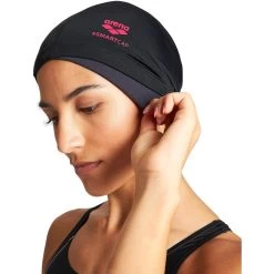 Arena Smartcap Swim Cap - Black -Arena Shop arena smartcap unisex swim cap black 14 977300