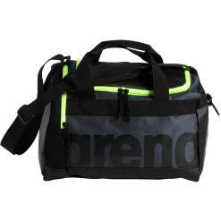 Arena Spiky III 25L Duffle Bag - Dark Smoke-Neon Yellow -Arena Shop arena spiky iii 25l duffle bag dark smoke neon yellow 3 1251879
