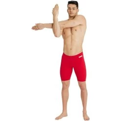 Arena Team Solid Swim Jammer Men - Red/White -Arena Shop arena team mens jammer solid red white 6 1364159