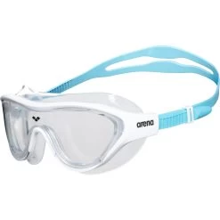 Arena The One Mask Swimming Goggles Junior - Clear - White-Lightblue