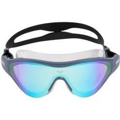 Arena The One Mask Mirror Swimming Goggles - Blue - Grey Blue/Black -Arena Shop arena the one mask mirror swimming goggles blue grey blue black 5 1364456