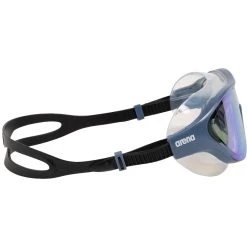 Arena The One Mask Mirror Swimming Goggles - Blue - Grey Blue/Black -Arena Shop arena the one mask mirror swimming goggles blue grey blue black 8 1364459